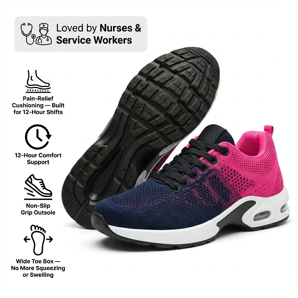Orthora™ Pro – 12-Hour Shift Shoes for Heel & Plantar Fasciitis Relief (Unisex) (Copy) (Copy) (Copy)