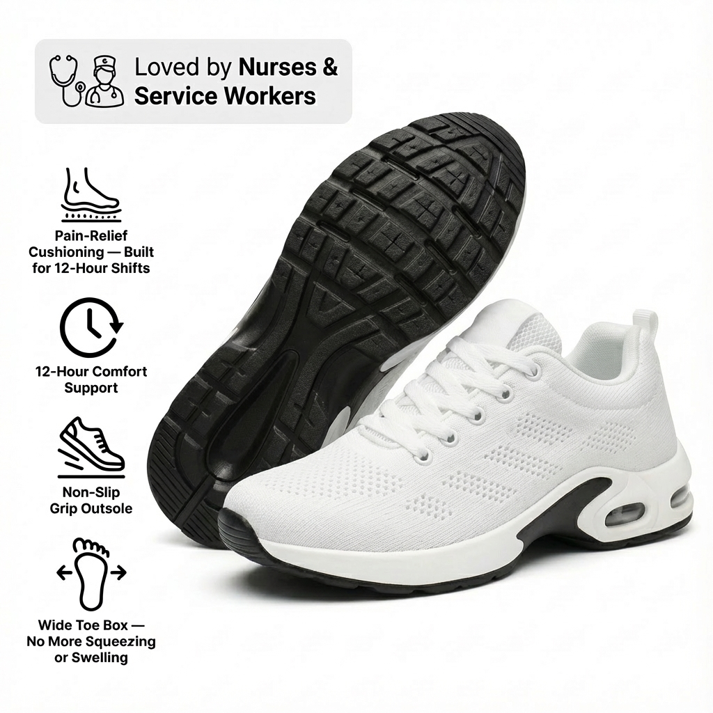 Orthora™ Pro – 12-Hour Shift Shoes for Heel & Plantar Fasciitis Relief (Unisex) (Copy)