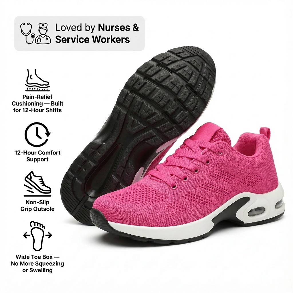 Orthora™ Pro – 12-Hour Shift Shoes for Heel & Plantar Fasciitis Relief (Unisex) (Copy)