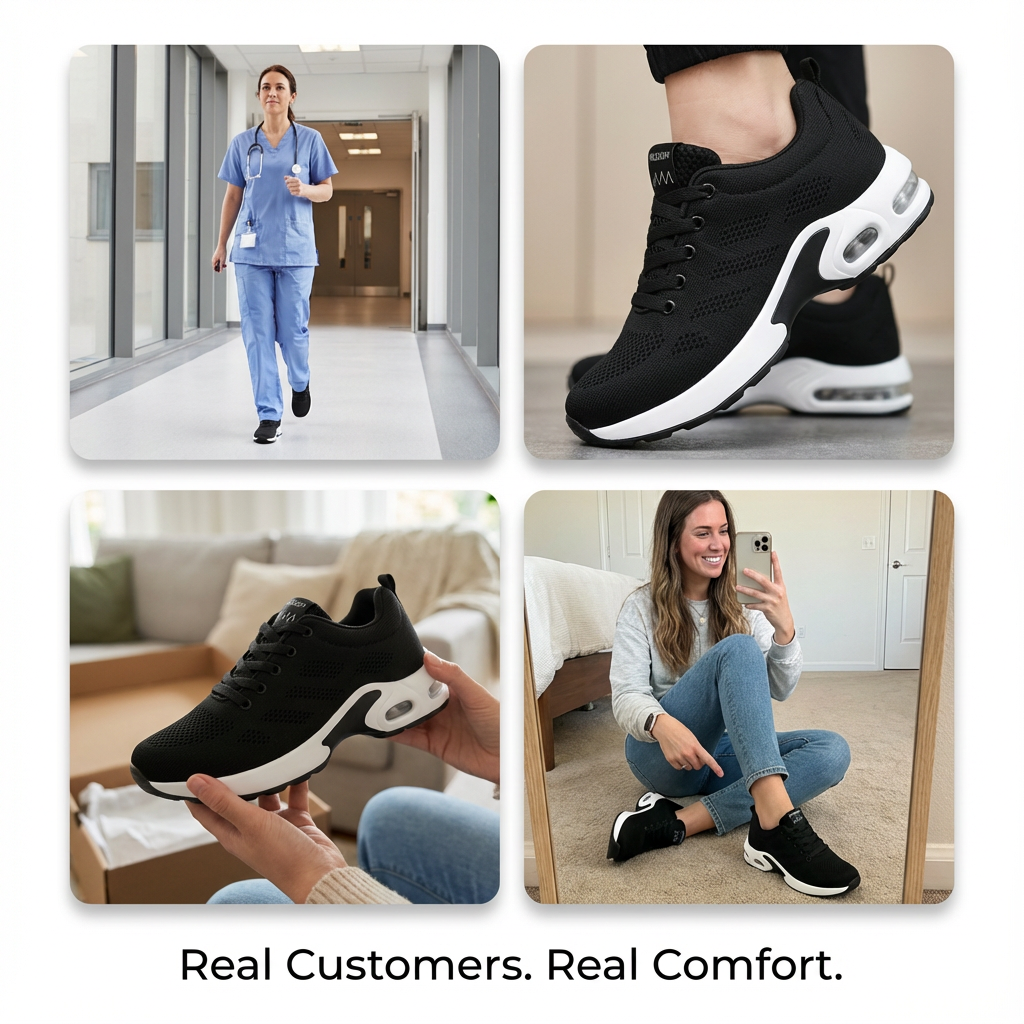 Orthora™ Pro — 12-Hour Shift Shoes for All-Day Foot, Knee & Back Pain Relief [Mother's Day Sale]