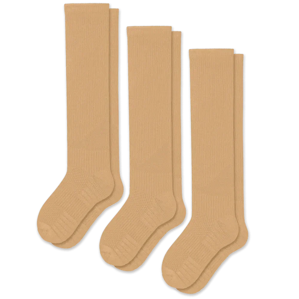 OrthoFlow™ Compression Socks - Tan