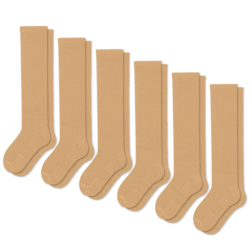 OrthoFlow™ Compression Socks - Tan