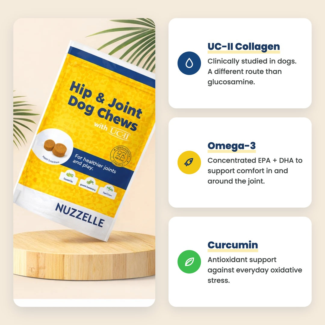UC-II collagen, omega-3 and curcumin