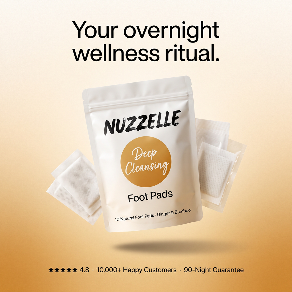Nuzzelle Ginger Deep Cleansing Foot Pads - Premium Hero