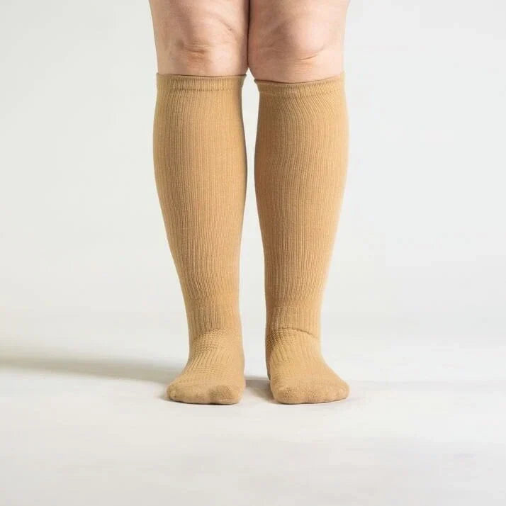 OrthoFlow™ Compression Socks - White Gray