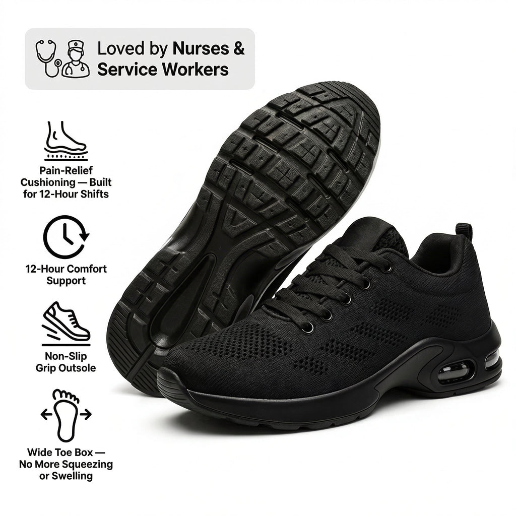 Orthora™ Pro — 12-Hour Shift Shoes for All-Day Foot, Knee & Back Pain Relief [Mother's Day Sale]