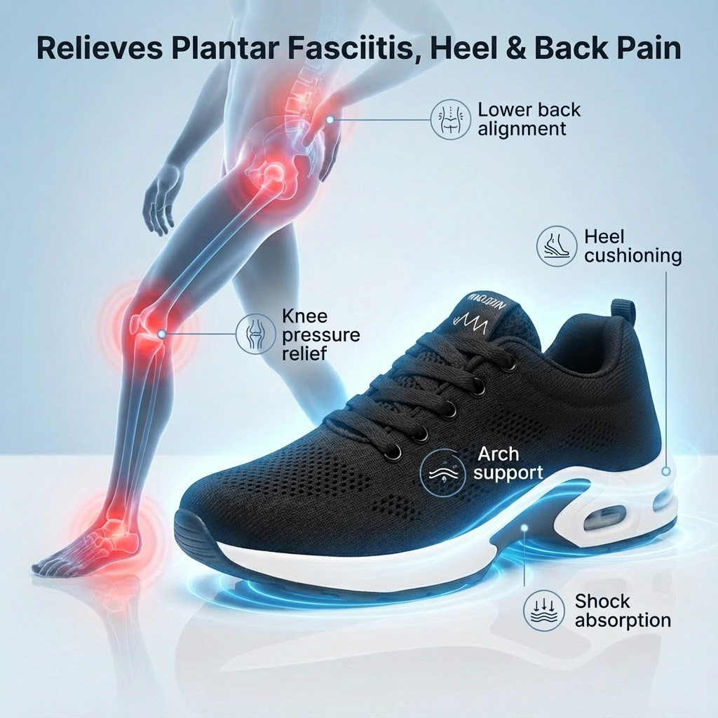 Orthora™ Pro – 12-Hour Shift Shoes for Heel & Plantar Fasciitis Relief (Unisex) (Copy) (Copy) (Copy)