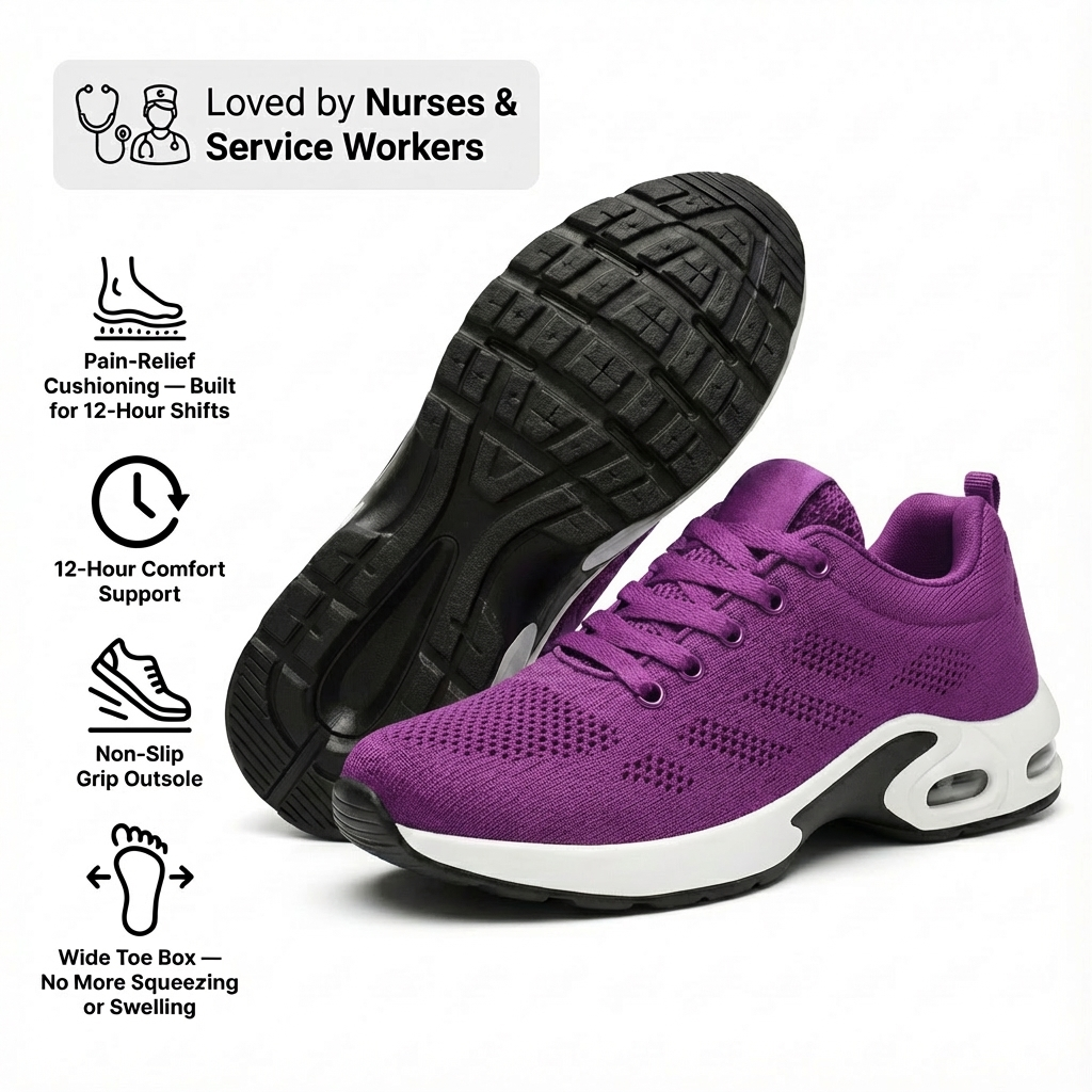 Orthora™ Pro – 12-Hour Shift Shoes for All-Day Foot, Knee & Back Pain Relief (BOGO) (Copy)