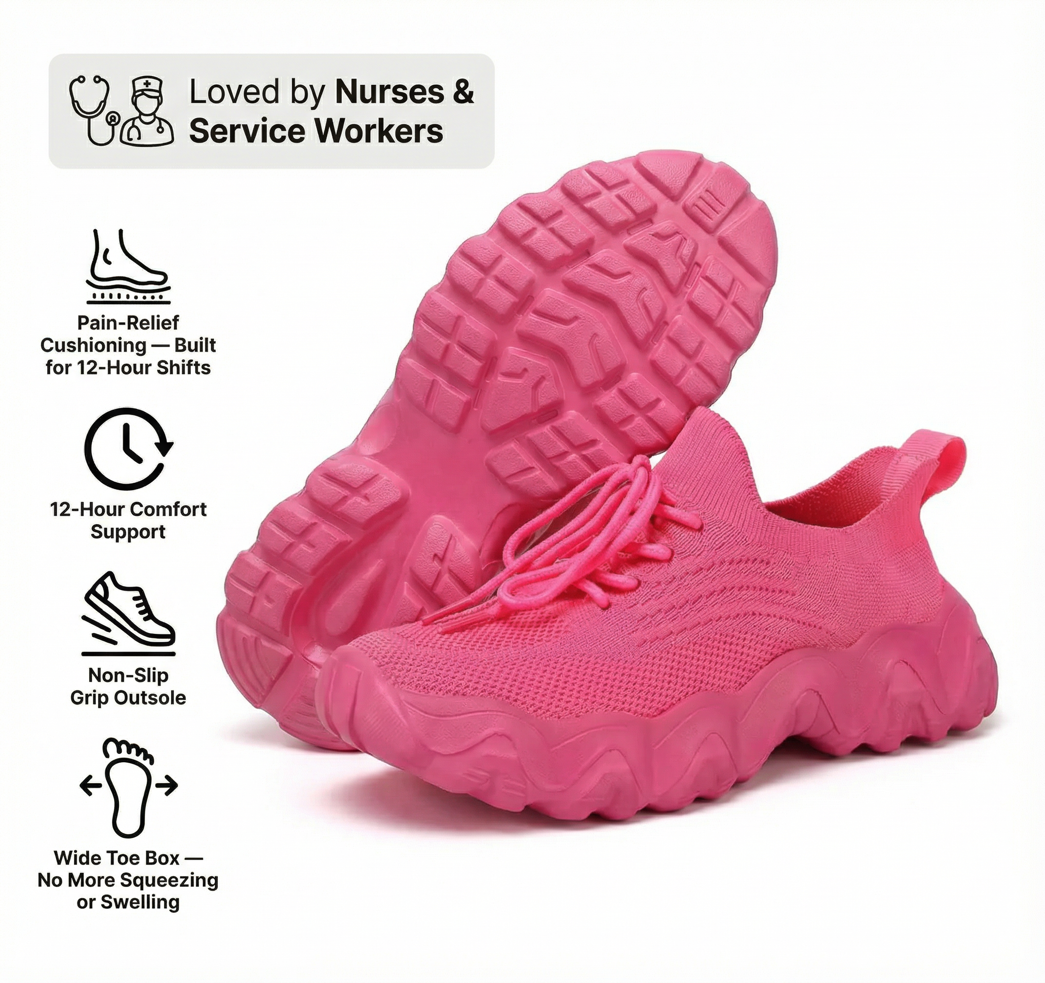 Healthy and Supportive Walking Shoes (BOGO)