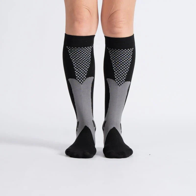 OrthoFlow™ Compression Socks - Blue Green