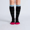 OrthoFlow™ Compression Socks - Midnight Pink Pulse