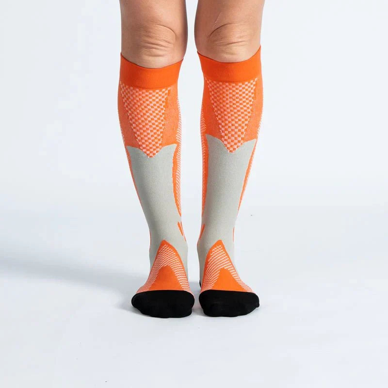 OrthoFlow™ Compression Socks - Blue Green