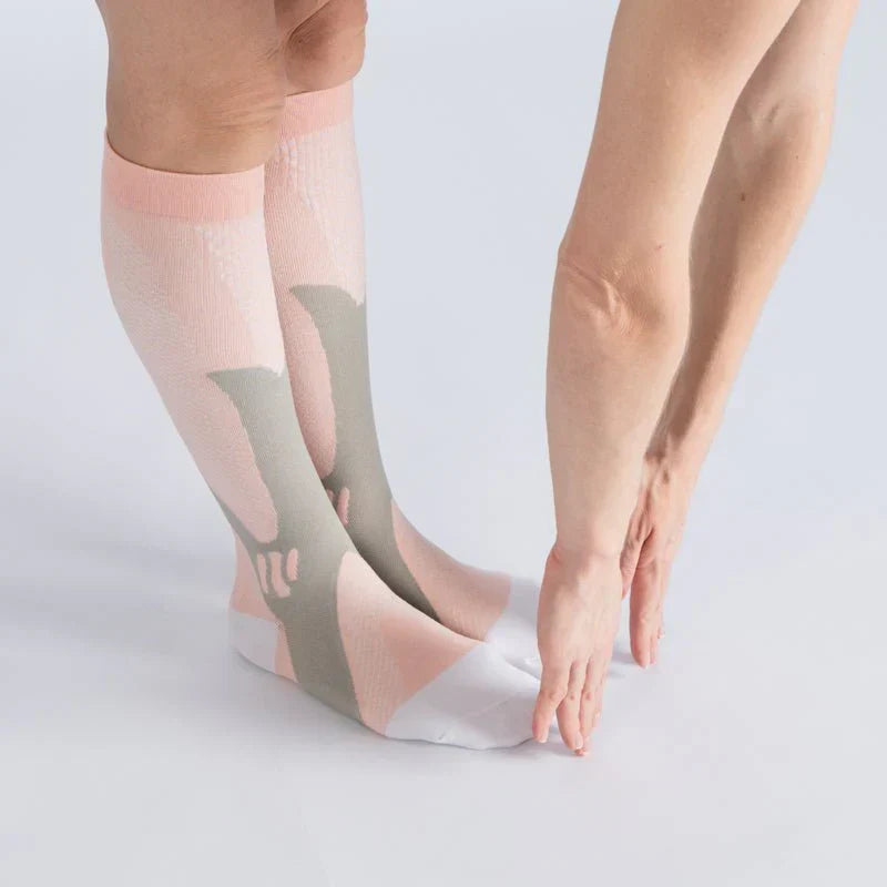 OrthoFlow™ Compression Socks - Royal Pink