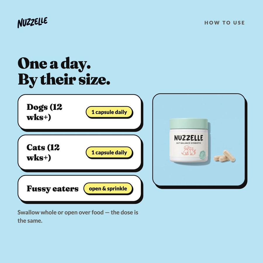 How to use Nuzzelle Gut Balance