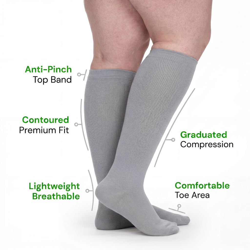 OrthoFlow™ Compression Socks - Orange Vanilla