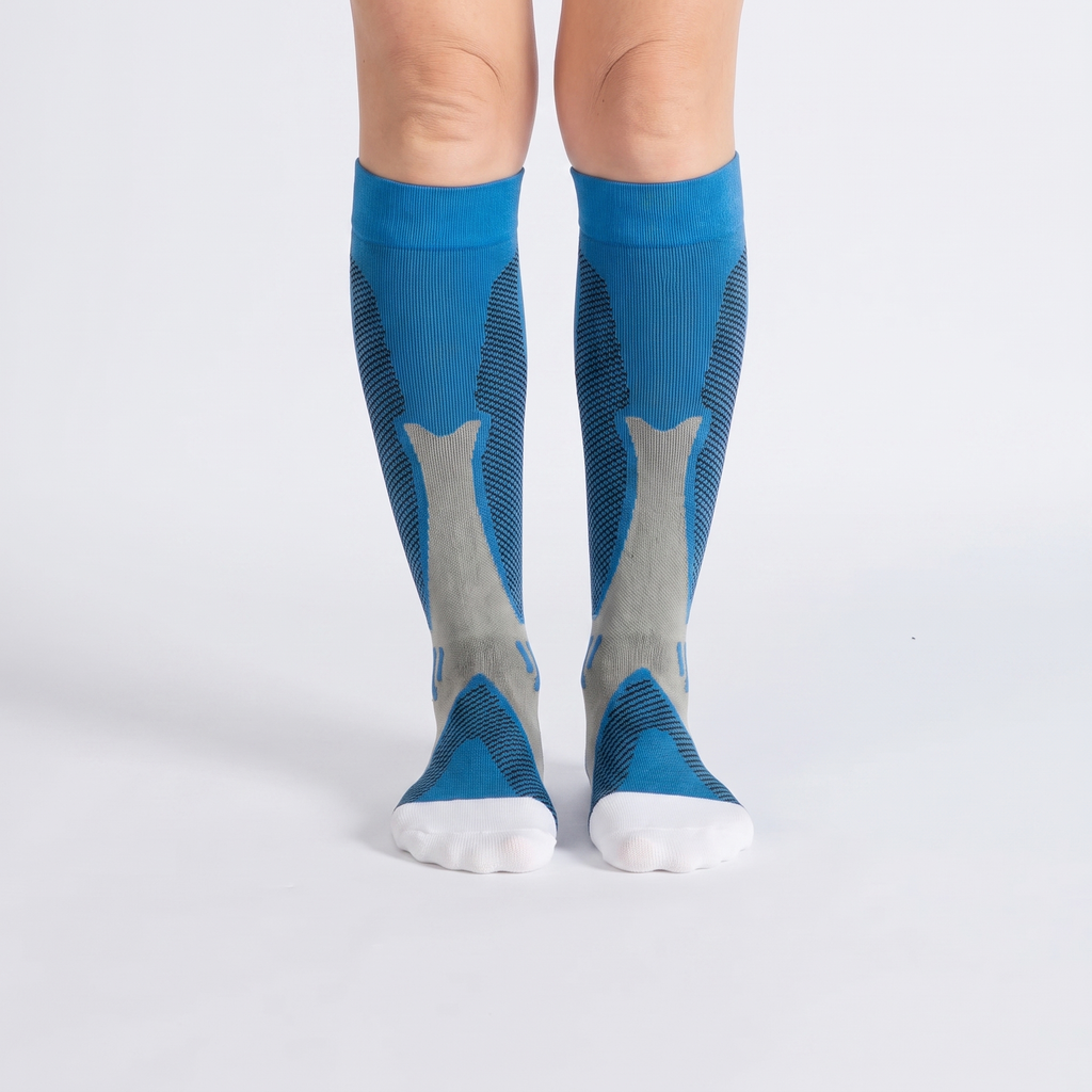 OrthoFlow™ Compression Socks - Midnight Gray