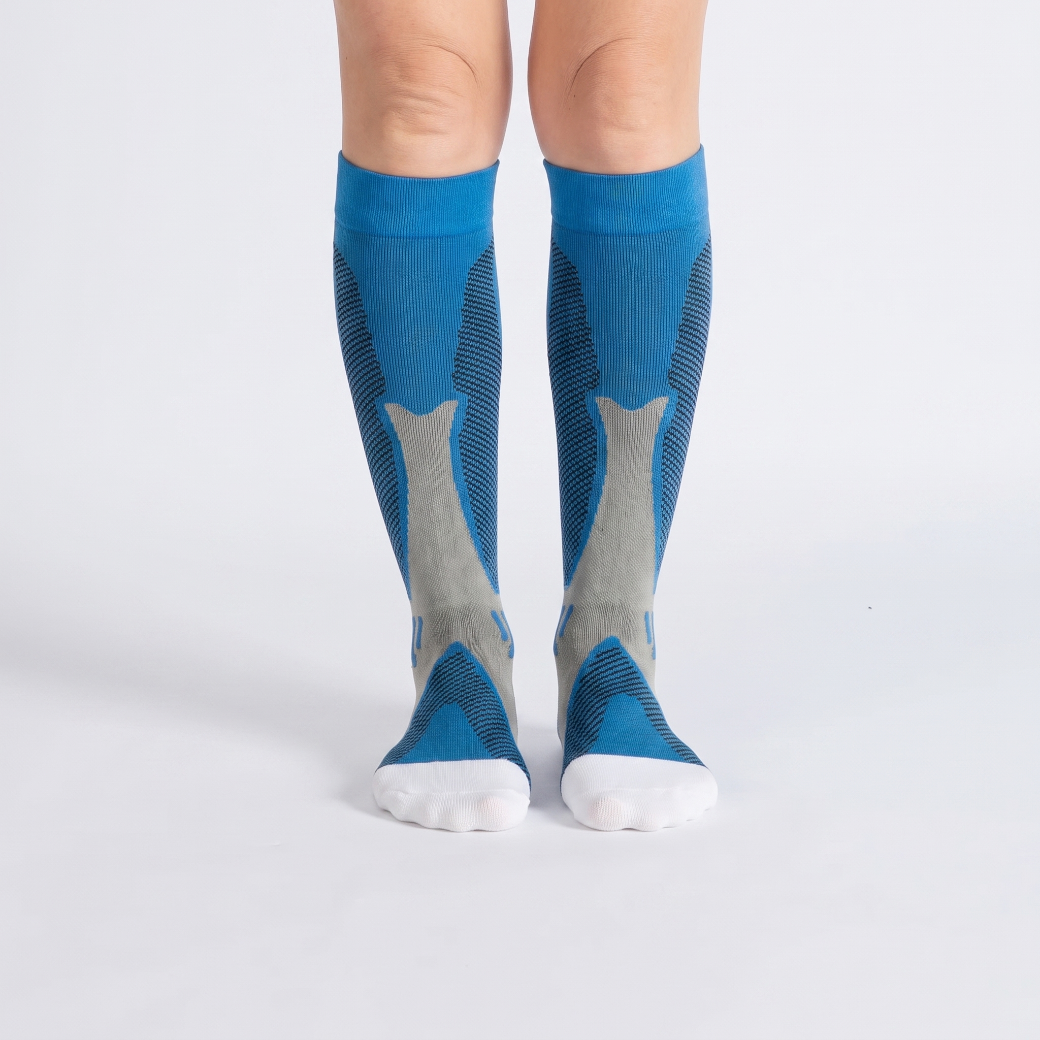 OrthoFlow™ Compression Socks - Midnight Gray