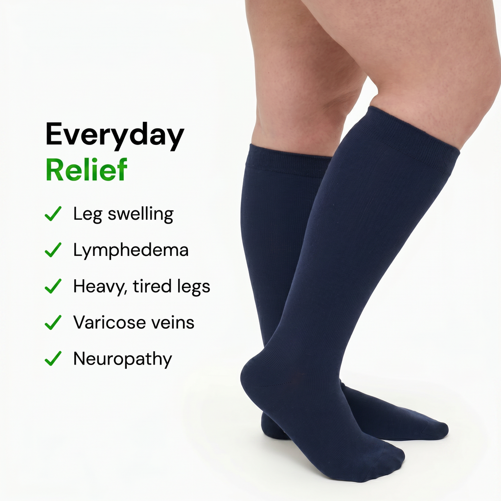 Classic Compression Socks - White